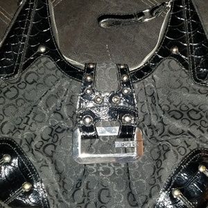 Guess Black Shoulder Bag